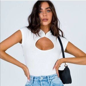 Princess Polly white body suit